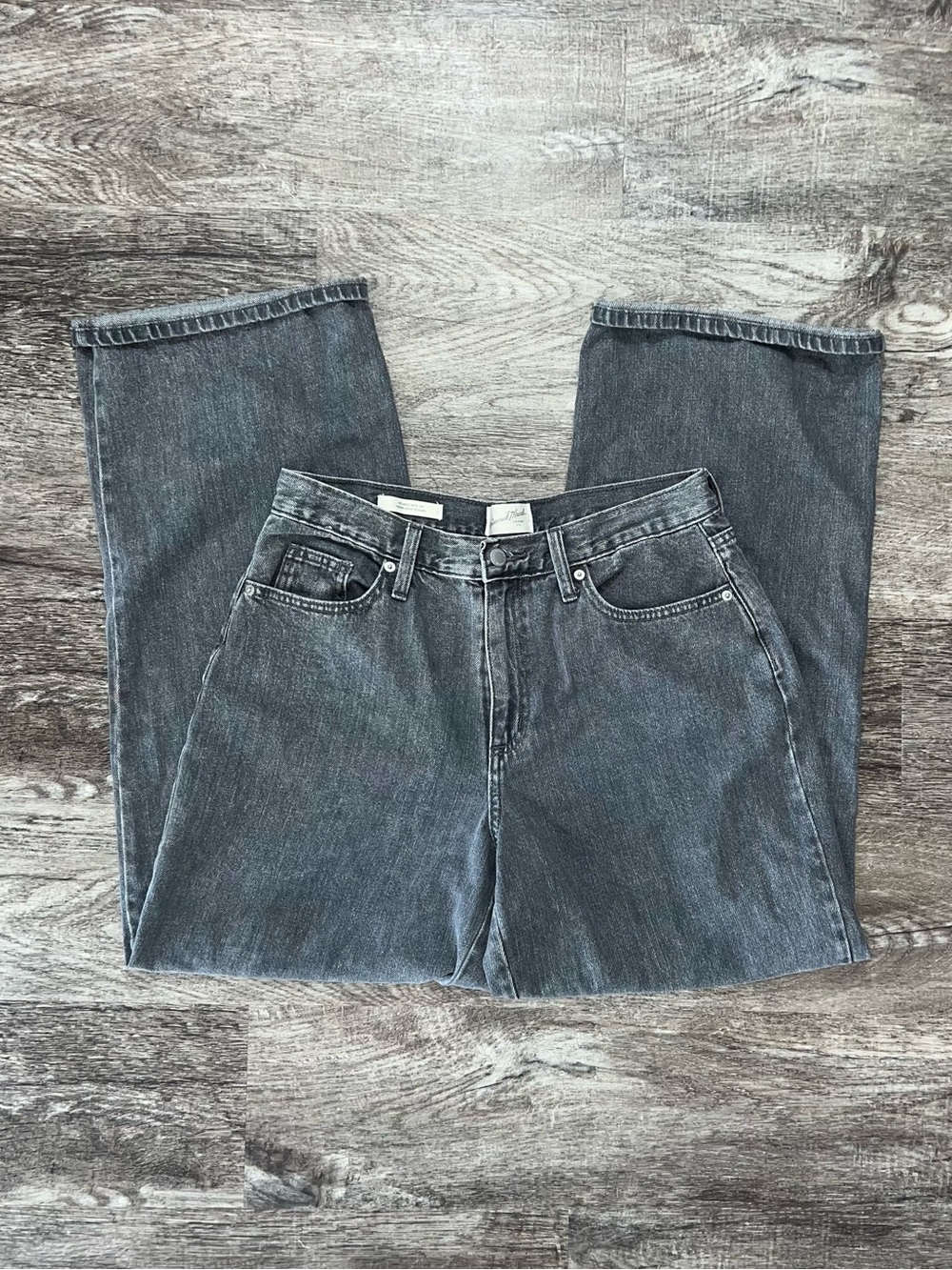 Universal Thread Charcoal Grey Relaxed Wide Leg Jeans Women’s Size 10/30R